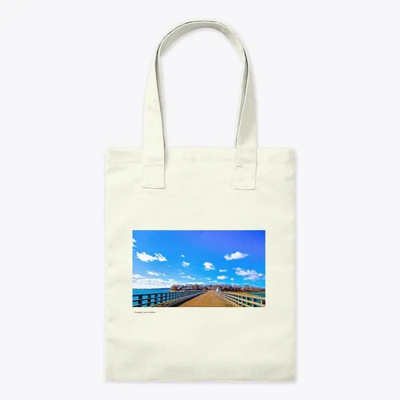 Powder Point Bridge Tote Bag